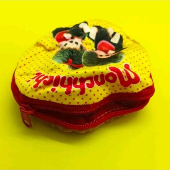 Monchhichi Round Fluffy Small Pouch - Picture 4 of 5